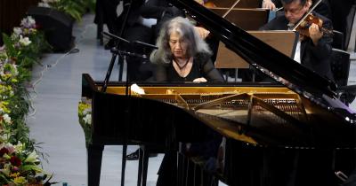 Legendary pianist Martha Argerich will perform two concerts at this year 's George Enescu International Festival